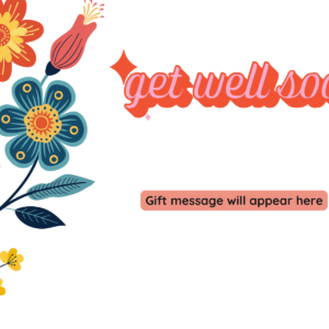 ADD ON ITEM | GET WELL SOON CARD | Pink