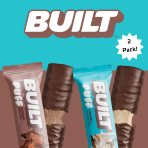 Built Bar Protein Bar – 2 Pack (Variety Flavors) ADD ON ITEM