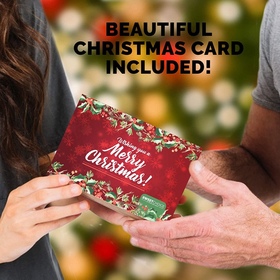 Christmas Gift Basket Care Package (45 Count) Candy Snacks Cookies Bars Chips Holiday Gift Baskets Variety Gift Box Pack Assortment Basket Bundle Mix Of Treats College Students Office Kids Boys Girls - Image 4