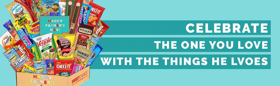 Fathers Day Gift Basket Gift For Dad Care Package (50 Count)Ultimate Men's box Sampler Bars,Beef Jerkey, Cookies, Chips, Candy Snacks Variety Box Pack Office Friends Family Military Treats - Image 4