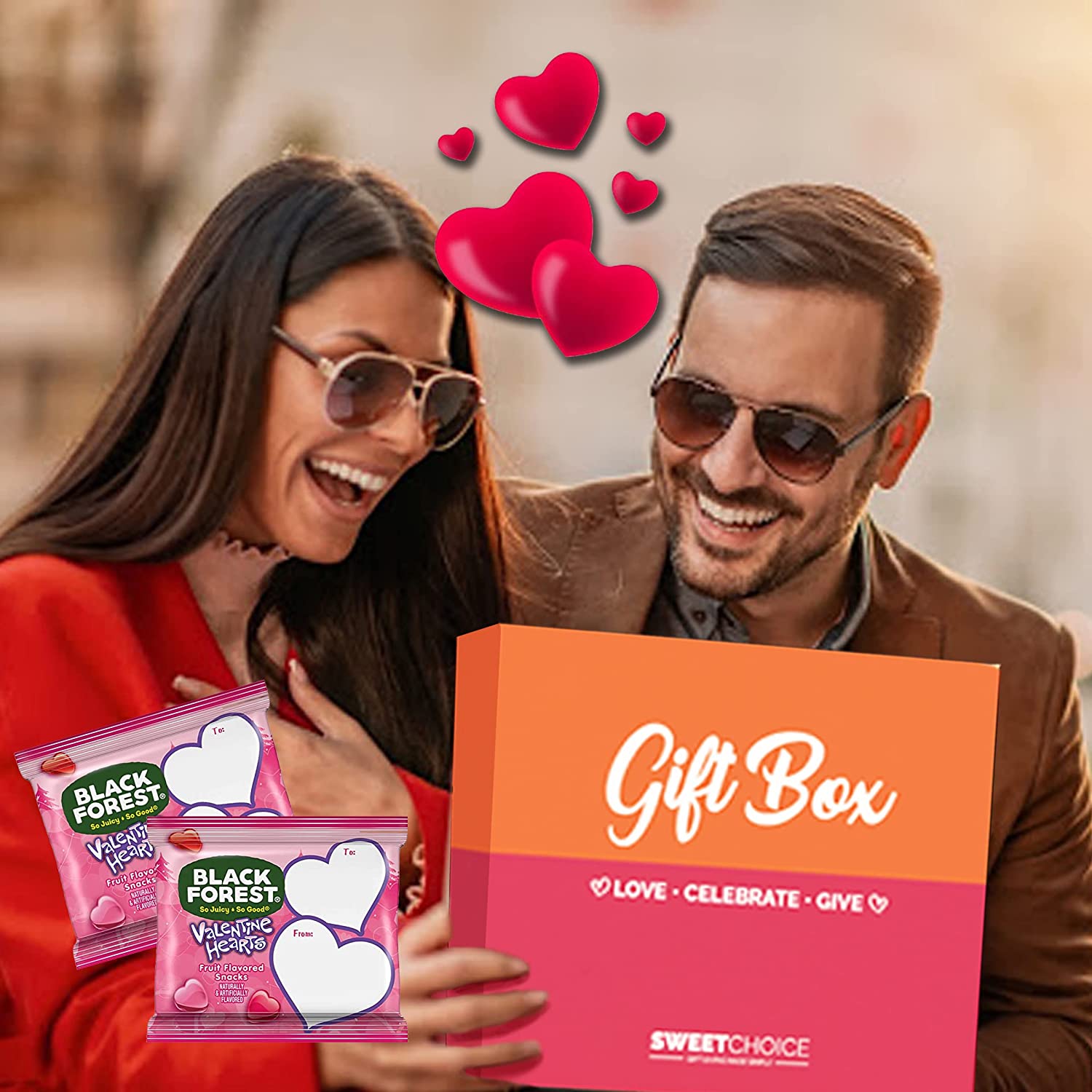 Valentine's Day Care Package (45ct) Snacks Chocolates Candy Gift Box Assortment Variety Bundle Crate Present for Boy Girl Friend Student College Child Husband Wife Boyfriend Girlfriend Love Niece - Image 2