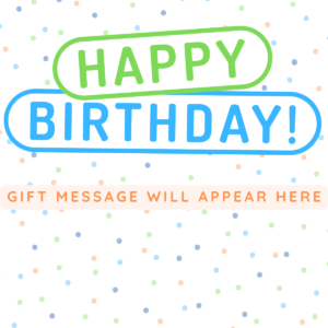 ADD ON ITEM | HAPPY BIRTHDAY CARD | Green