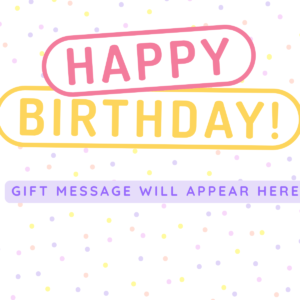 ADD ON ITEM | HAPPY BIRTHDAY CARD | Yellow