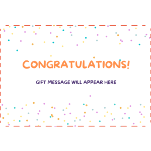 ADD ON ITEM | CONGRATULATIONS CARD