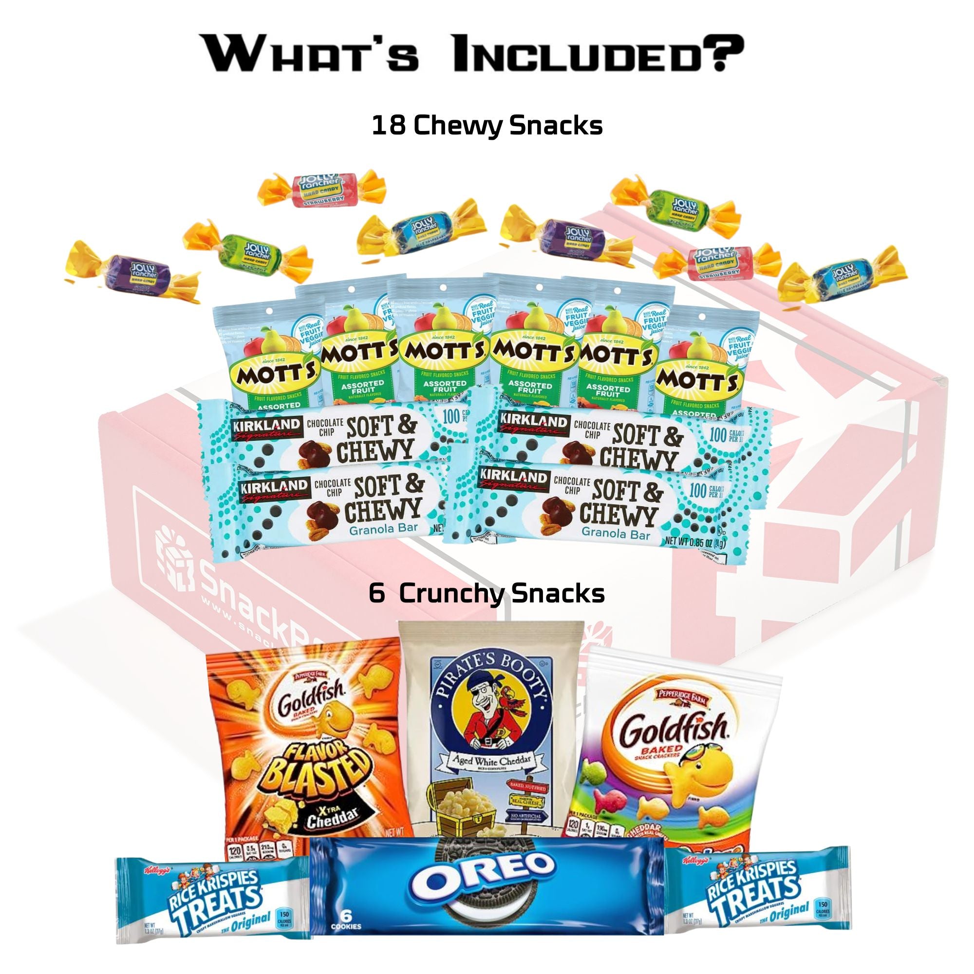 Kids SnackBOX Care Package with Candy and Snacks (24 Snacks) - Image 2